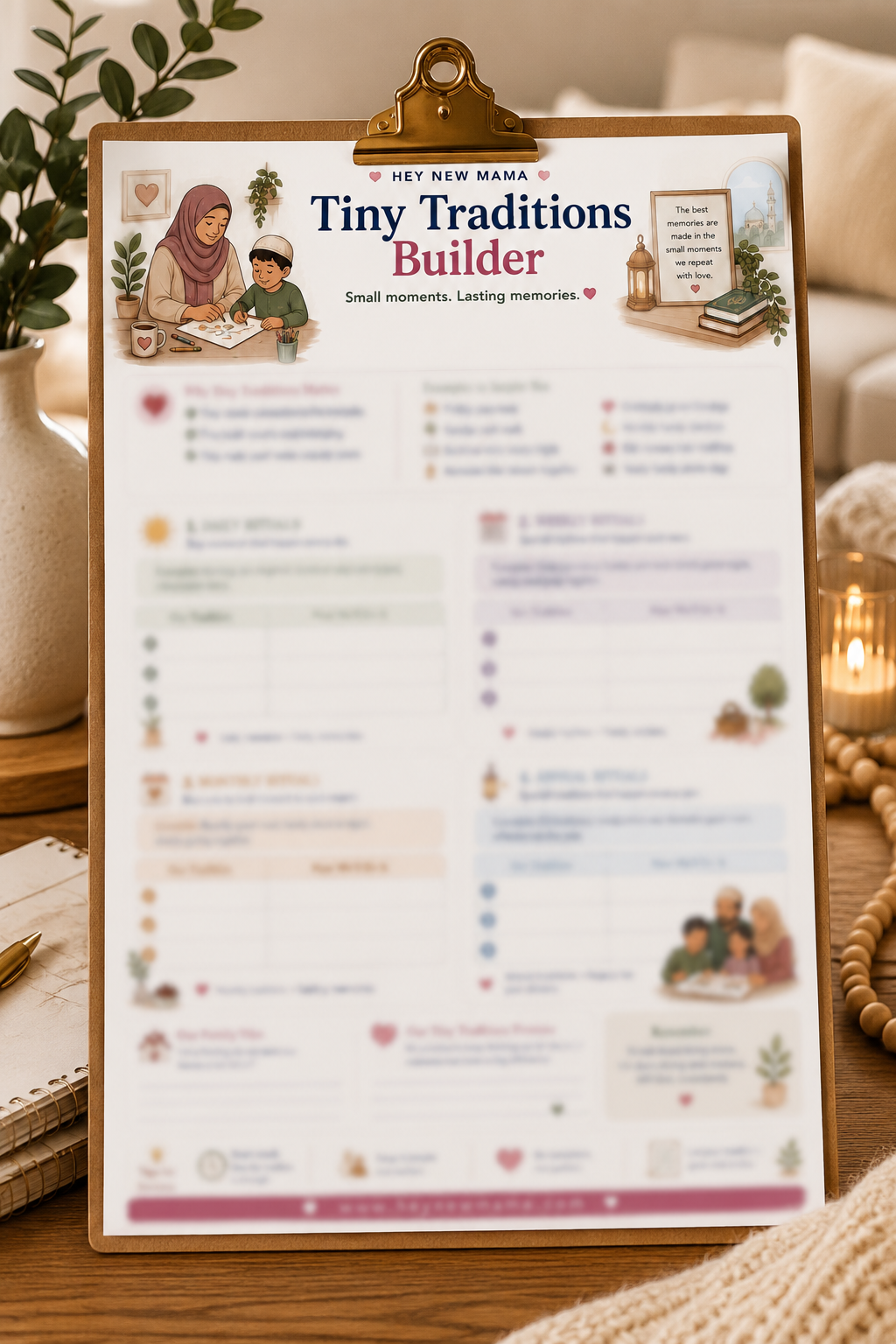 Tiny Traditions Builder printable
